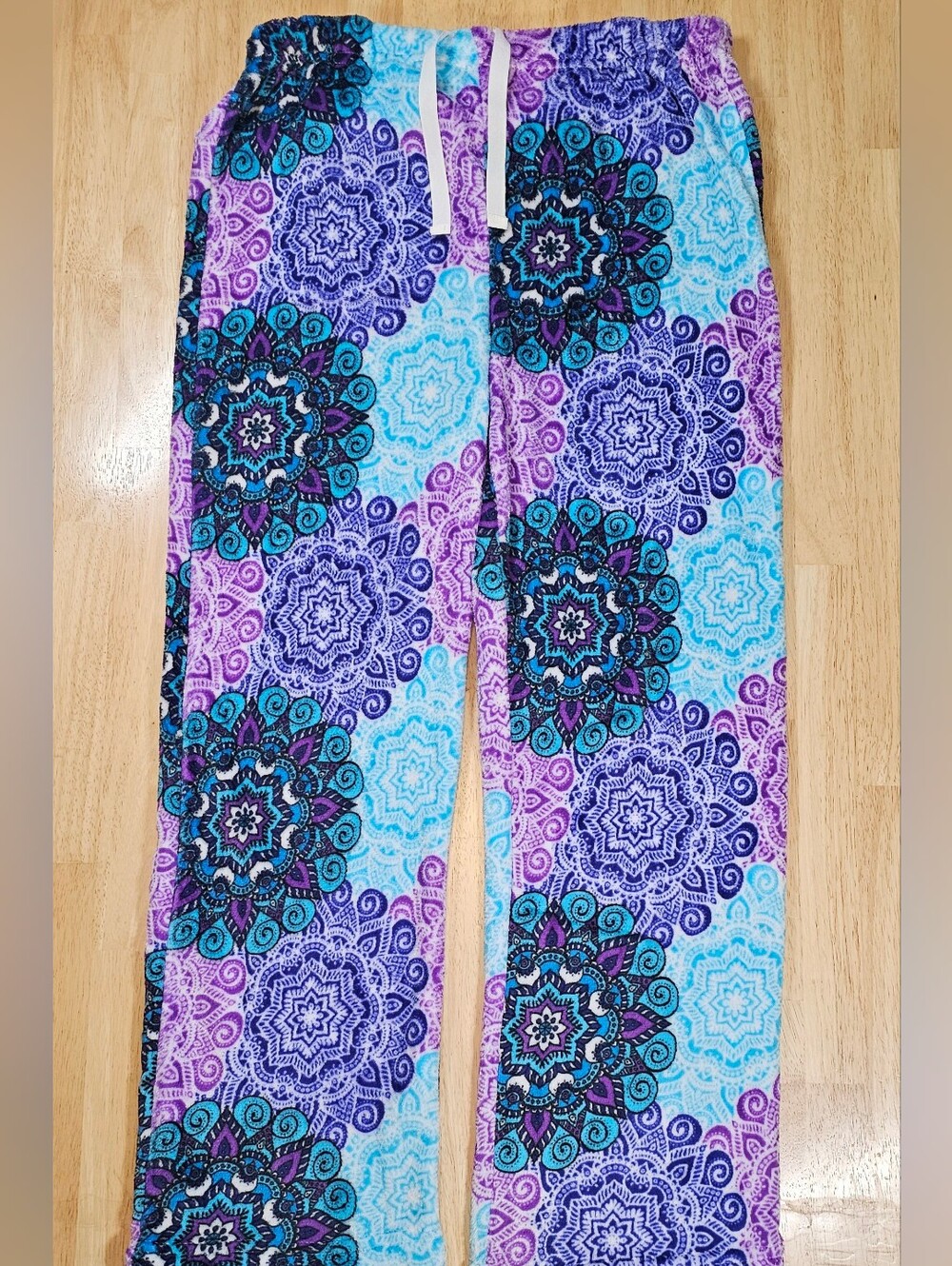 Mandala Print Fleece Pants